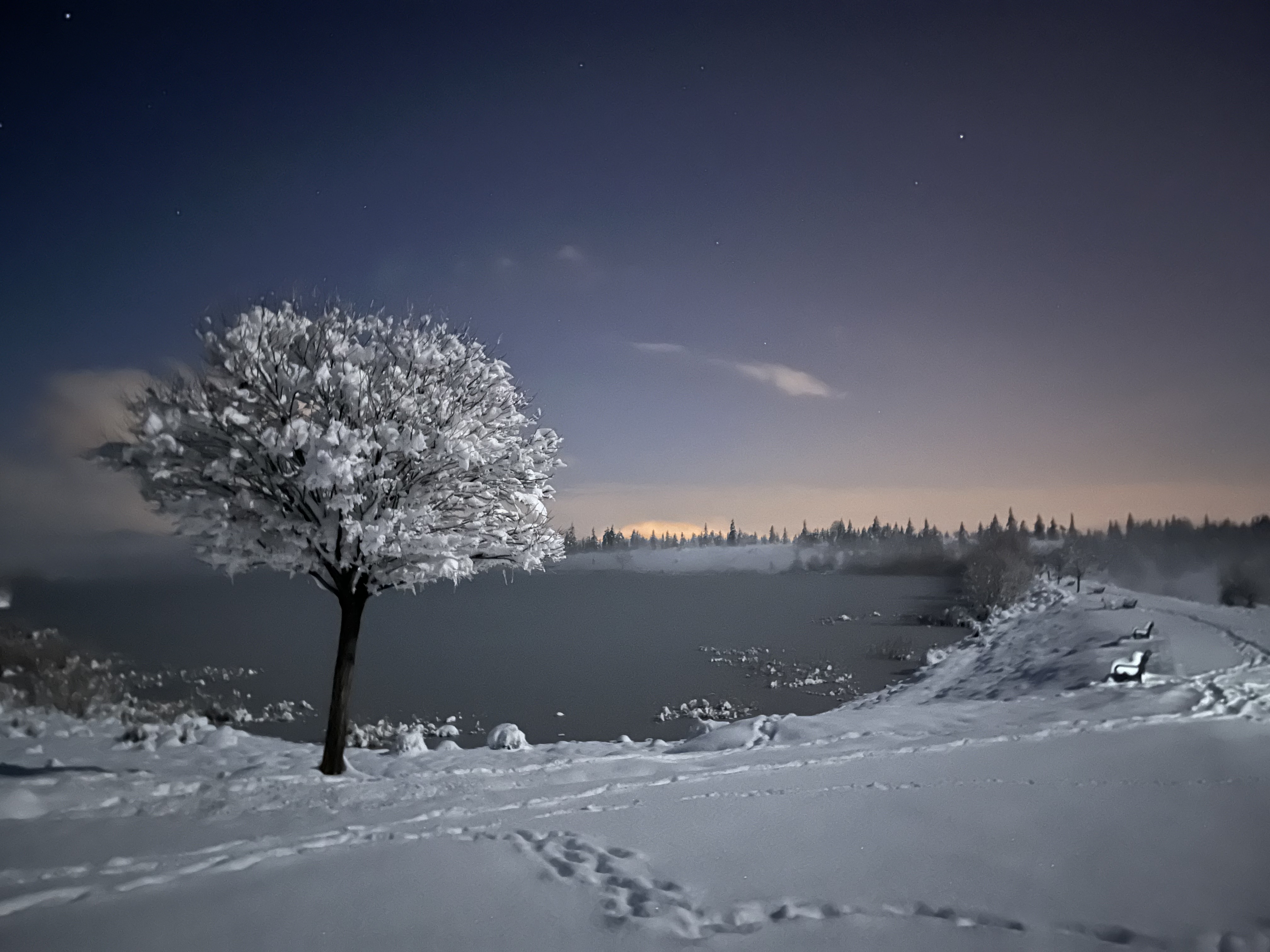 Doğanhisar'da Bir Kış Akşamı